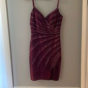 Amelia Couture 398 - Magenta - Homecoming Dress